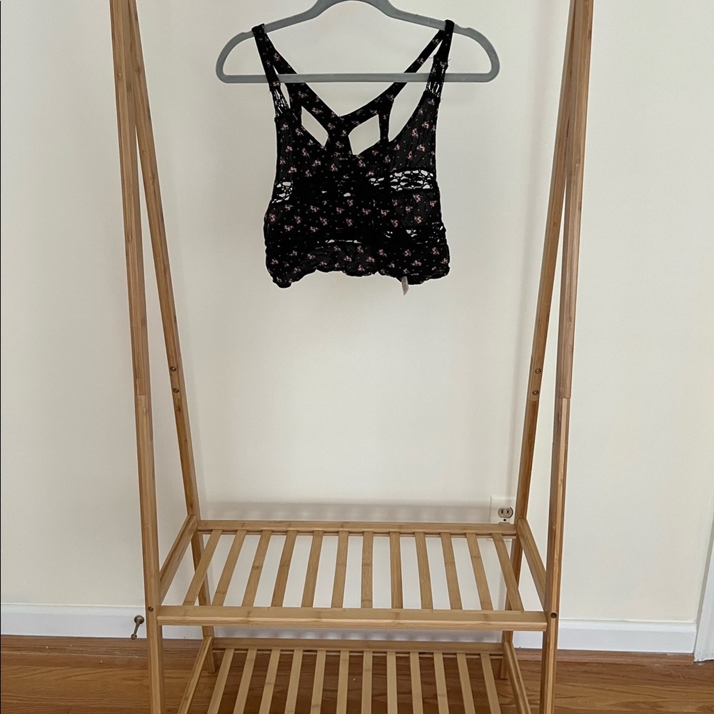 Free People Crochet Lace Crop Tank